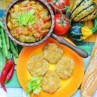 Curry z warzywami i ryżowe kotlety :)