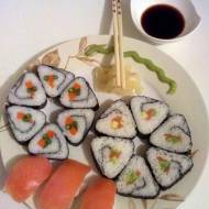 Maki sushi w dwóch smakach i nigiri sushi - najprostsze