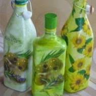 Butelki na oliwę i olej