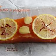 Łosoś pieczony w pergaminie-na azjatycką nutę