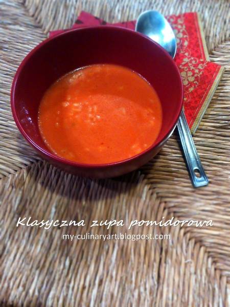 Klasyczna pomidorowa z ryżem