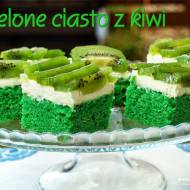 Zielone ciasto cytrynowe z kiwi