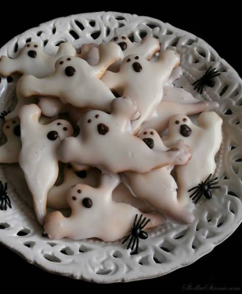 Ciasteczka z Lukrem - Duchy na Halloween