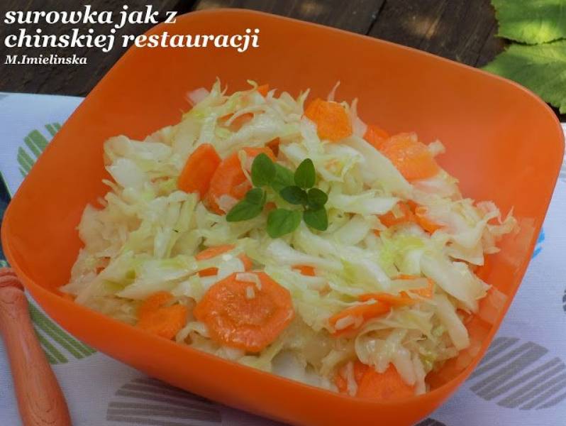 surówka jak z chińskiej restauracji