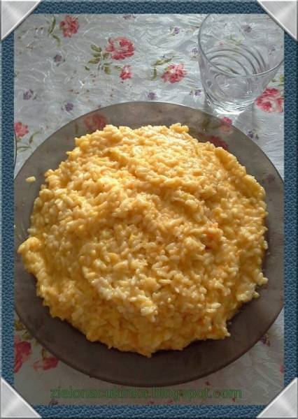 Dyniowe risotto- risotto alla zucca