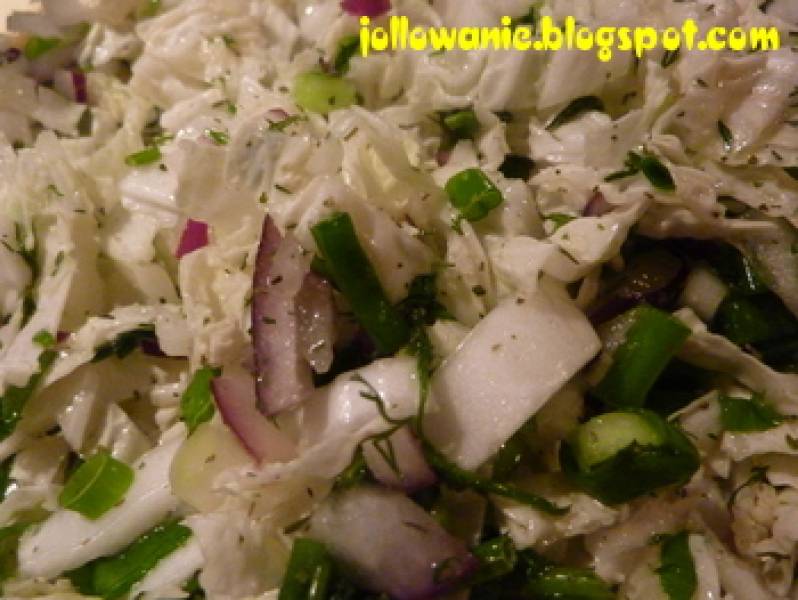 Surówka z kapusty pekińskiej / Salad with chinese leaves