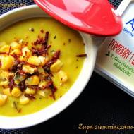 Zupa (krem) ziemniaczano - kukurydziana z serkiem apetina (ekspresowa i tania zupa)