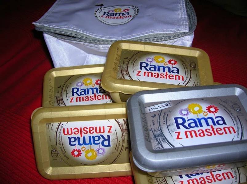 Rama z masłem