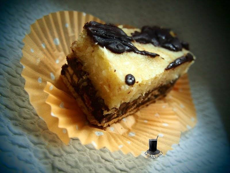 Ciasto czekoladowo kokosowe bez pieczenia [duża blacha]