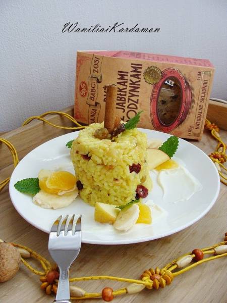 Owocowo-bakaliowe risotto