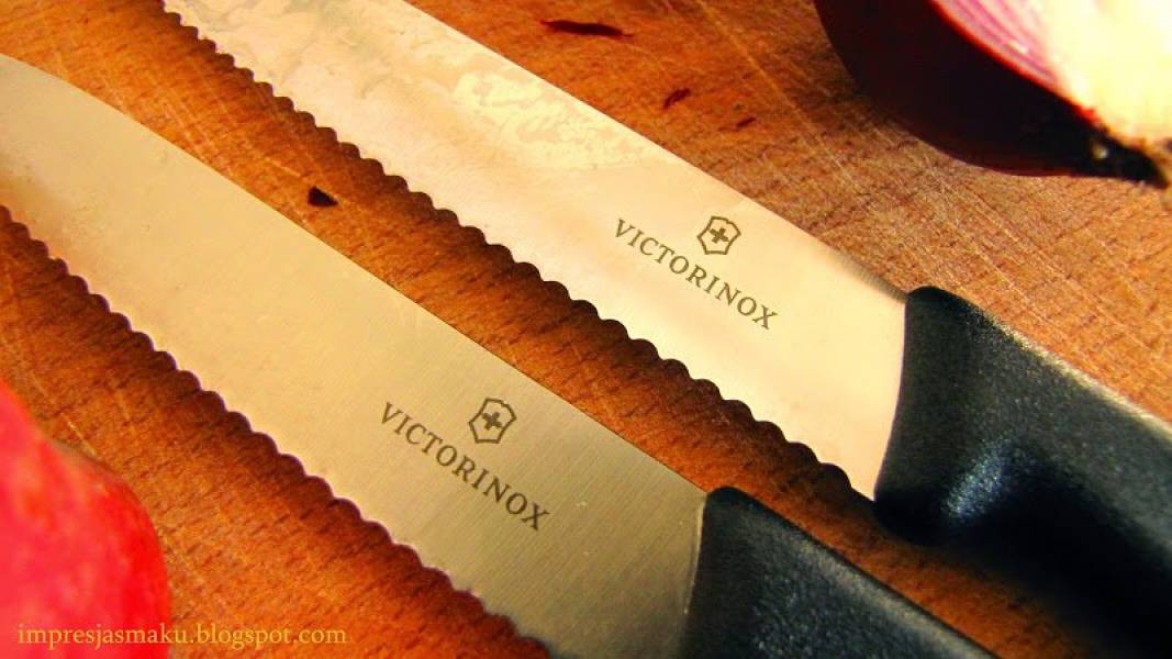 Testowanie nożyków firmy Victorinox *