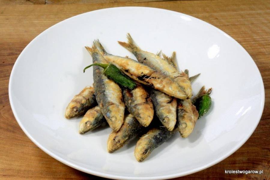 Boquerones smażone - sardele, anchoa smażone