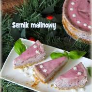 Sernik malinowy