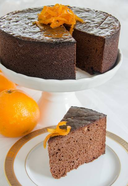 Ciasto czekoladowo – pomarańczowe