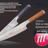 Nóż ze stali damasceńskiej z Lidla