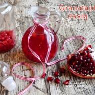 Ocet winny z pestkami granatu-Granatapfel-Essig