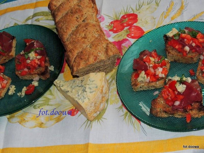 Przepis na Polski Drwal i włoska bruschetta Moje Małe Czarowanie