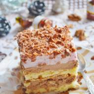 Ciasto orzechowo - truflowe