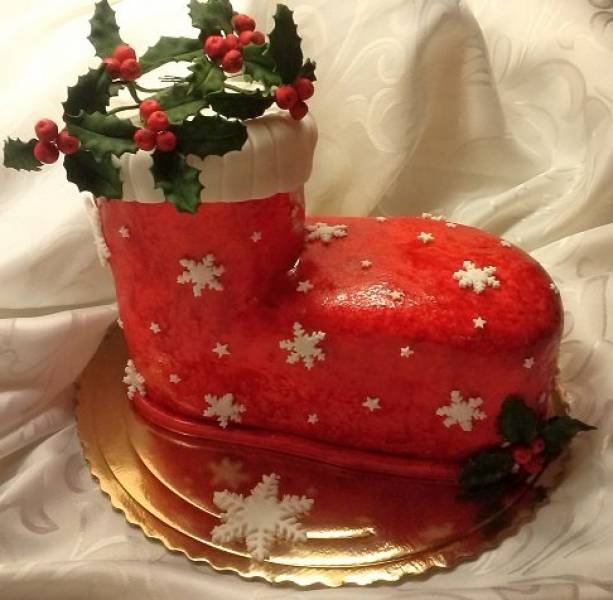 Tort Świąteczna Skarpetka p. Aurelii – danie konkursowe