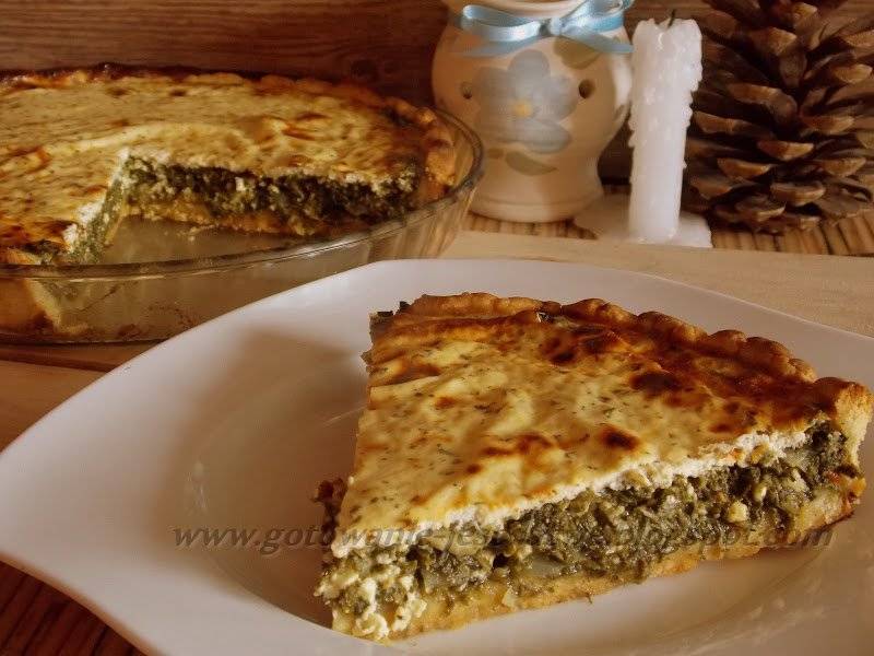 Szpinakowa tarta - kisz