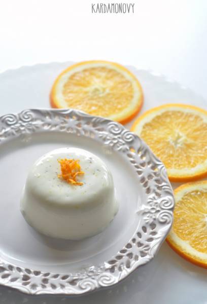 Panna cotta z pomarańczą