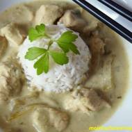 Tajskie zielone curry z kurczaka