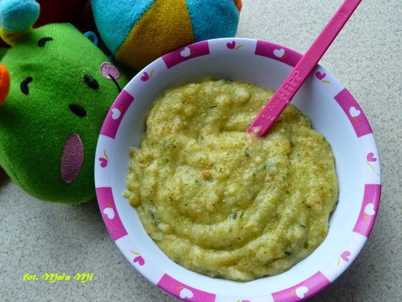 Zupka brokułowo-kalafiorowa z kaszą manną - dla niemowląt po 8 miesiącu