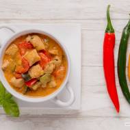 Tajskie curry z kurczakiem i warzywami