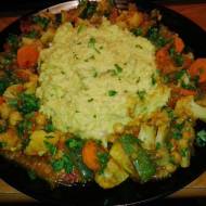 Curry warzywne + kasza jaglana