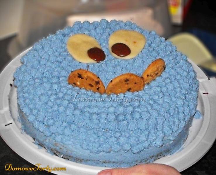 Śmietankowy tort – Ciasteczkowy Potwór