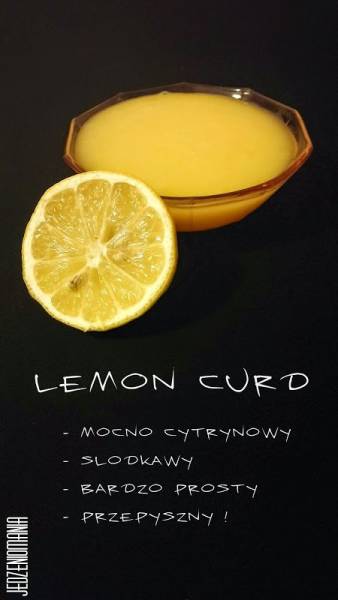 Lemon Curd z żółtek