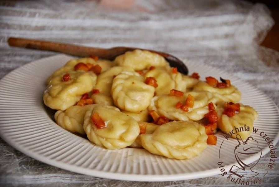 Pierogi ruskie ze skwarkami