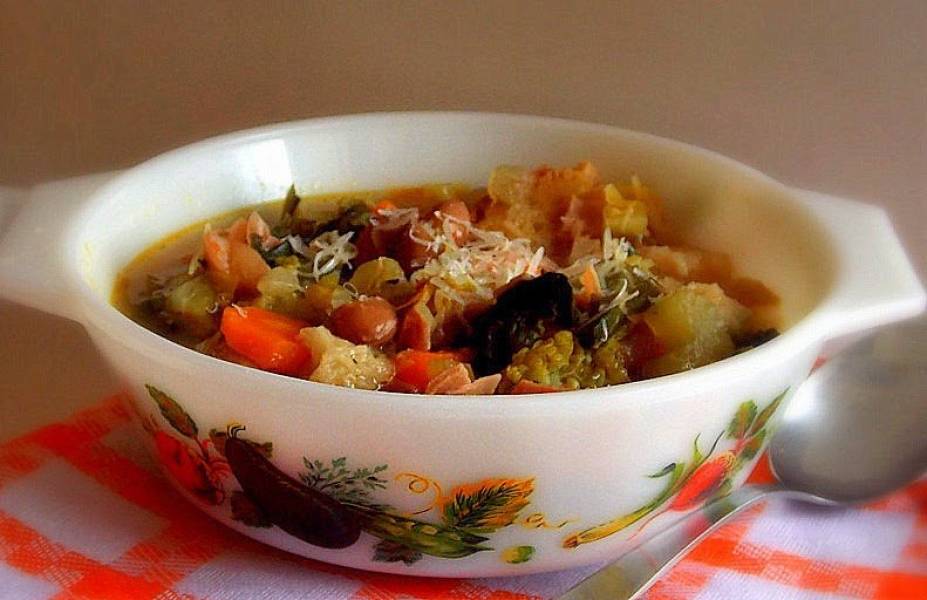 Toskańska zupa fasolowa -ribollita