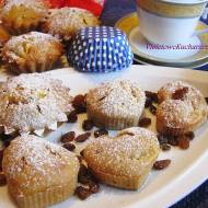 Kawowe muffinki z pomarańczą i rodzynkami