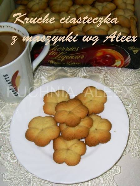 Kruche ciasteczka z maszynki wg Aleex