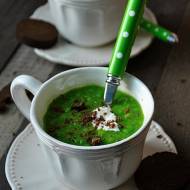 Dietetyczna zupa z zielonego groszku