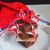 Walentynkowe brownie czyli ciasto mocno czekoladowe