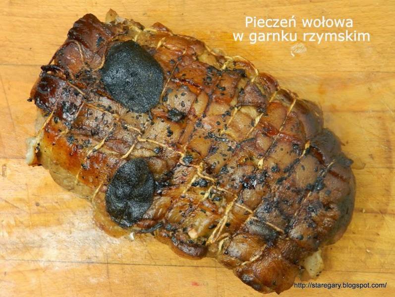 Pieczeń wołowa w garnku rzymskim