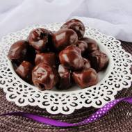 Śliwki z marcepanem w czekoladzie