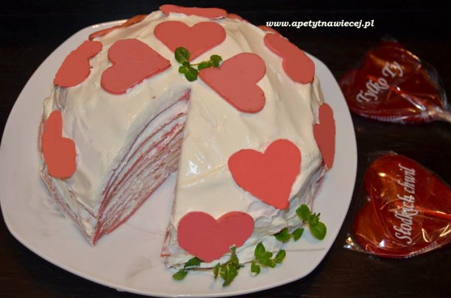 Tort naleśnikowy - II urodziny bloga