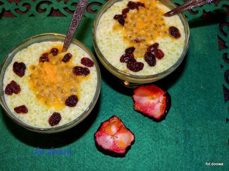 Waniliowy pudding z tapioki