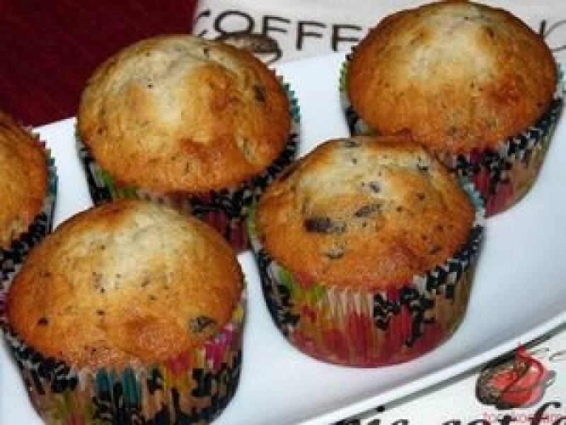 Muffinki bananowe z czekoladą