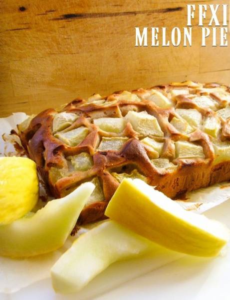 MELON PIE – FINAL FANTASY XI – ciasto jogurtowe z melonem