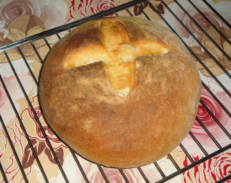 Prosty pszenny chleb