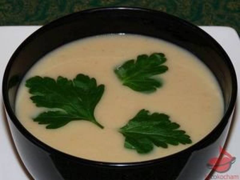Zupa krem z białej fasoli
