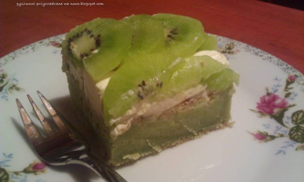 Zielone ciasto z kiwi - cudownie cytrynowe