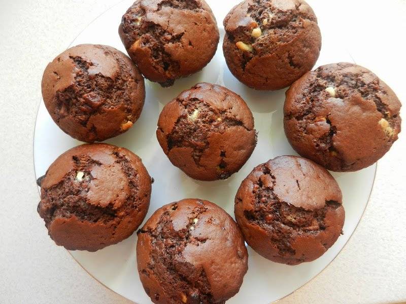 Muffinki pysznie czekoladowe