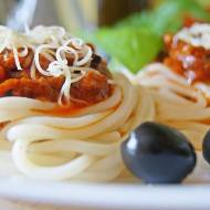 Spaghetti bolognese z mascarpone