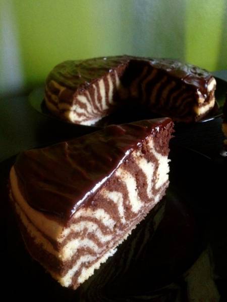 Zebra ,ekspresowe ciasto.