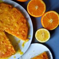 Ciasto cytrynowe z polewą pomarańczową